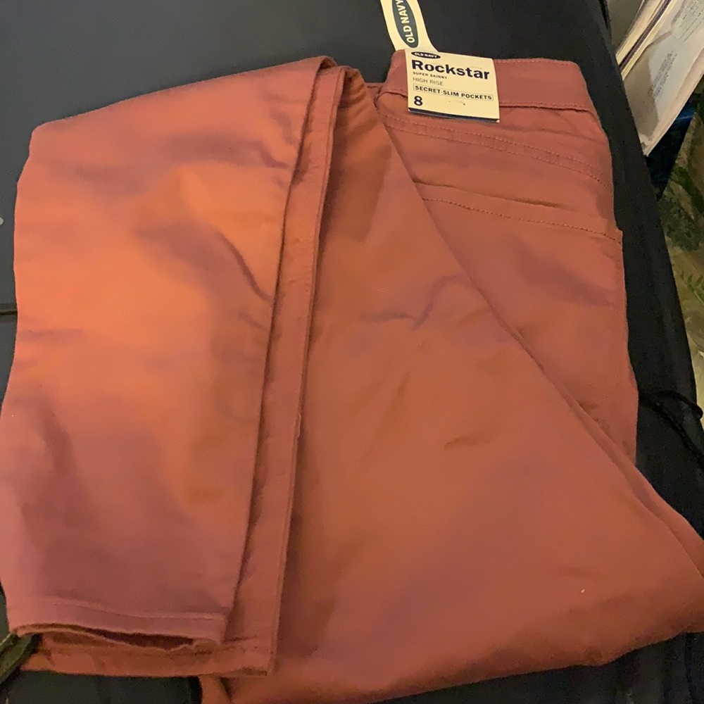 Old navy pink salmon pants Rockstar